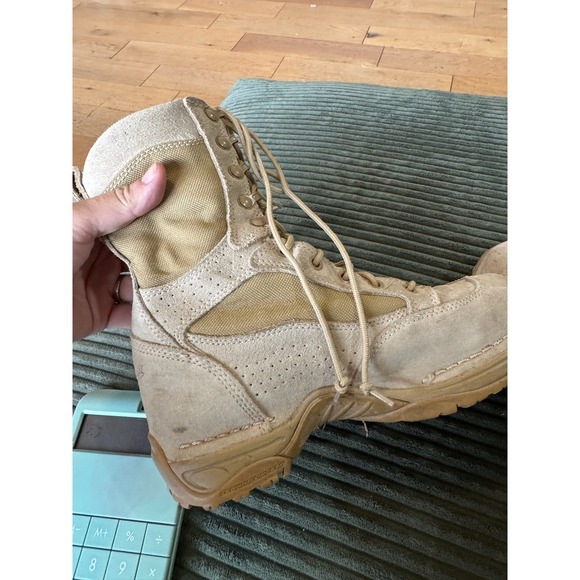 Danner Desert TFX Rough-Out Hot 8" Tan Tactical Military Hiking Boots - Women's - Picture 7 of 8